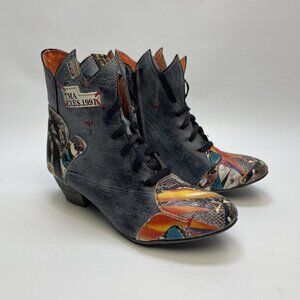 Maia TMA EYES 1991 Woman’s 7.5 US Grunge Punk UK SteamPunk Goth Emo Boots